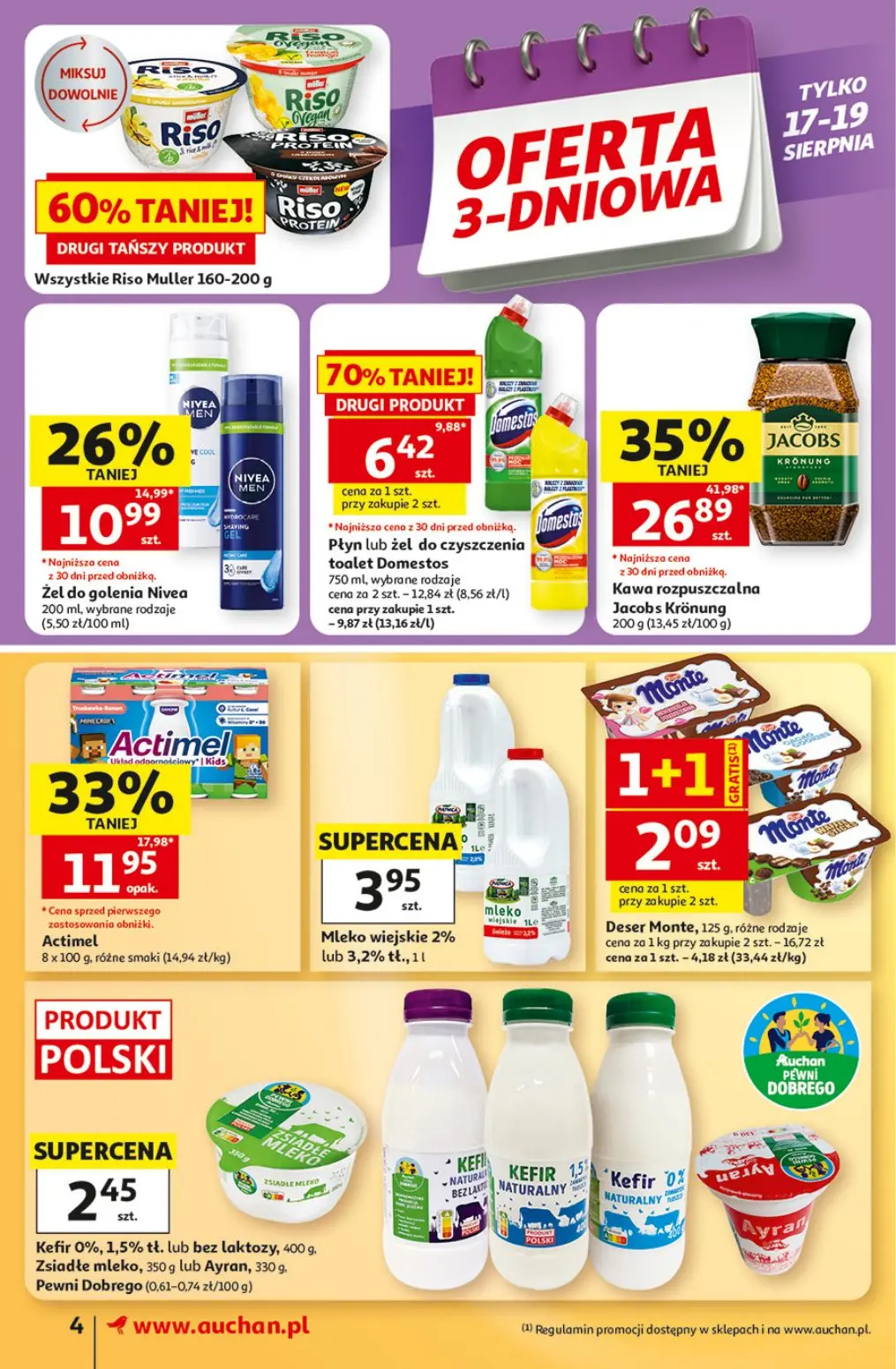 gazetka promocyjna Auchan Supermarket Strefa Szkoła - Strona 4