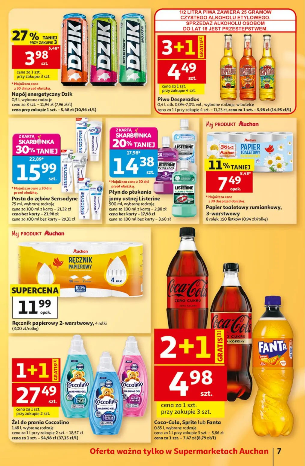 gazetka promocyjna Auchan Supermarket Strefa Szkoła - Strona 7