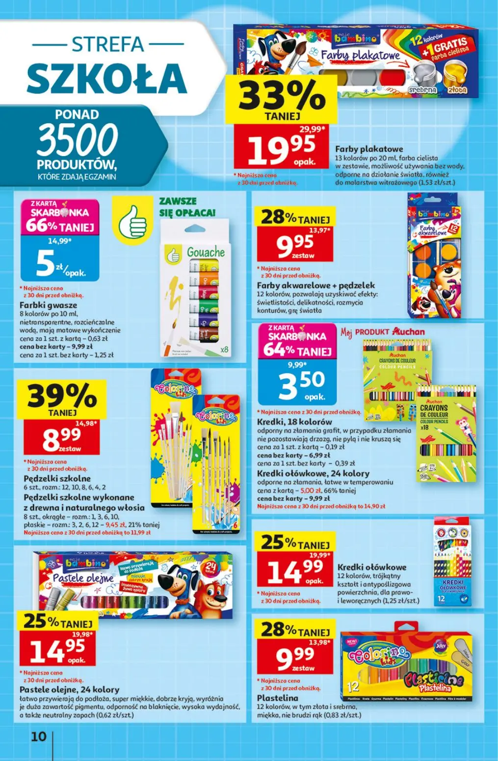 gazetka promocyjna Auchan Strefa Szkoła - Strona 10