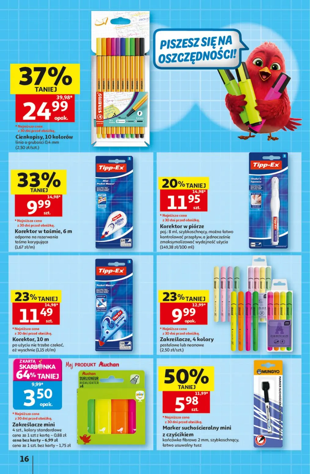 gazetka promocyjna Auchan Strefa Szkoła - Strona 16