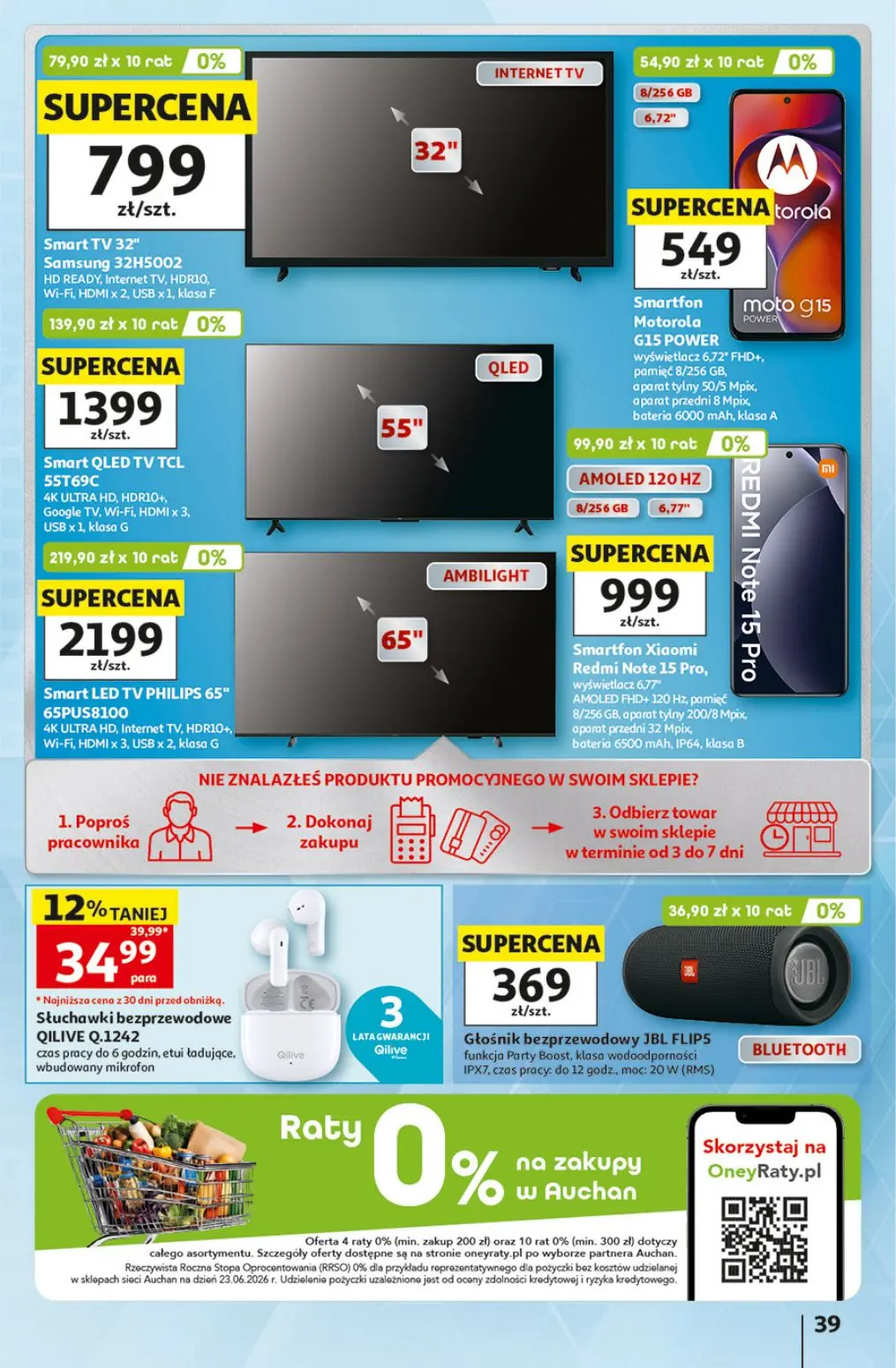 gazetka promocyjna Auchan Strefa Szkoła - Strona 39