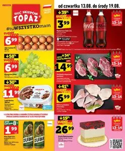 Gazetka promocyjna Topaz, ważna od 2026-08-13 do 2026-08-19.