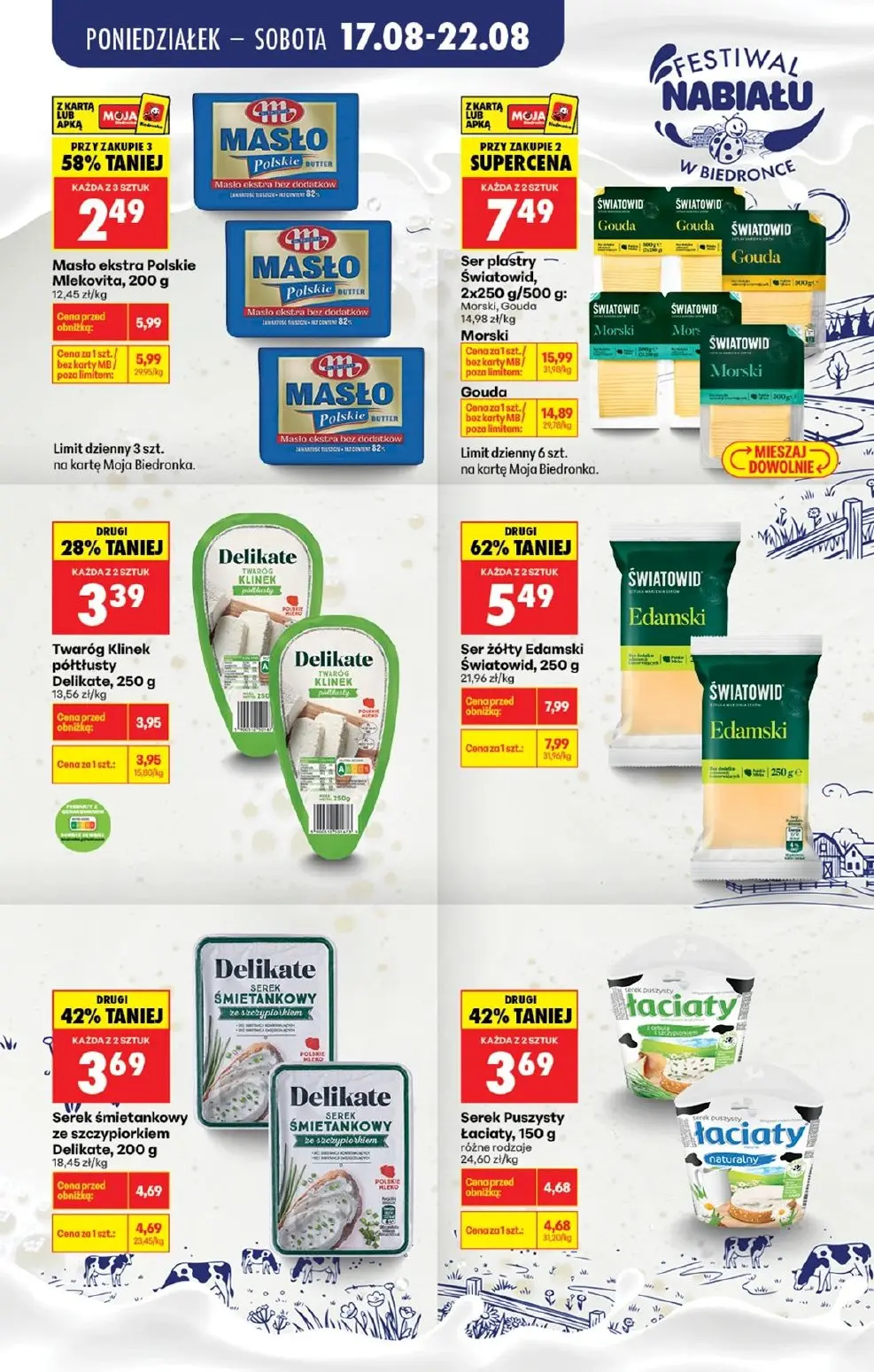 gazetka promocyjna Biedronka Festiwal nabiału - Strona 4