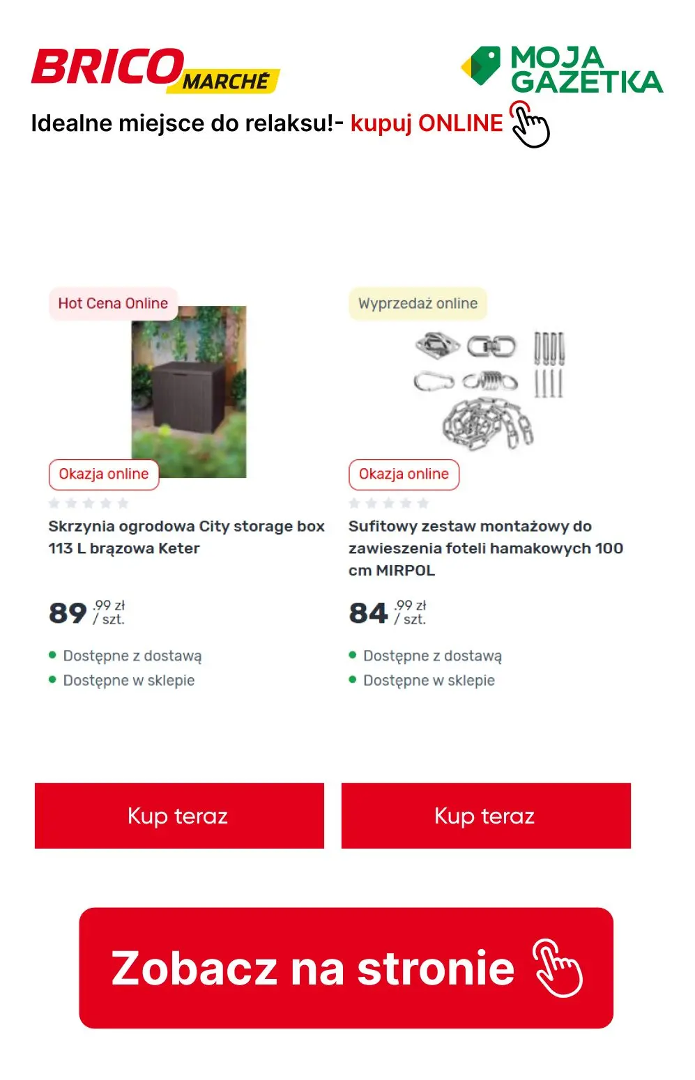 gazetka promocyjna BRICOMARCHE Idealne miejsce do relaksu! - Strona 4
