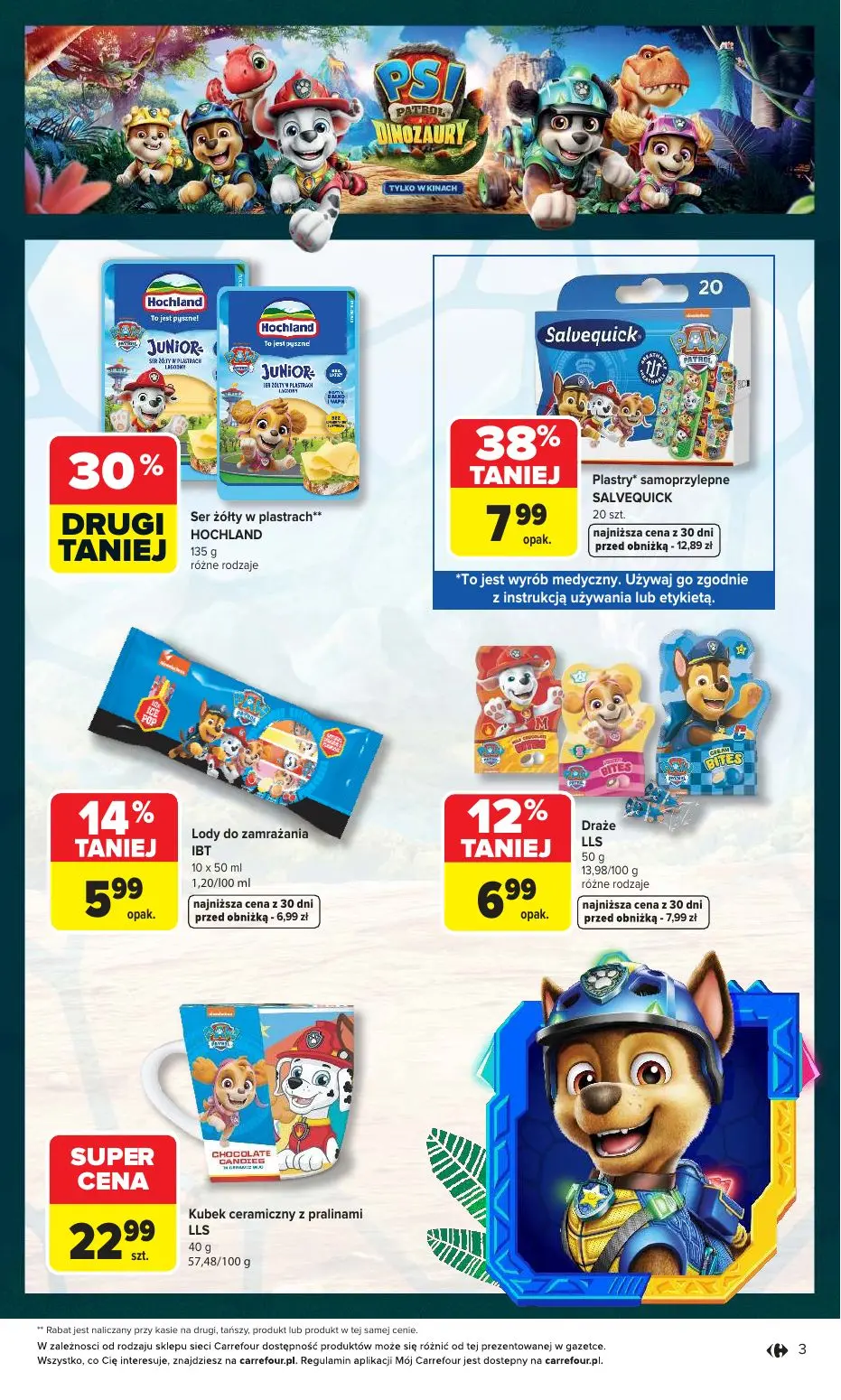 gazetka promocyjna Carrefour Market Psi Patrol i Dinozaury - Strona 3