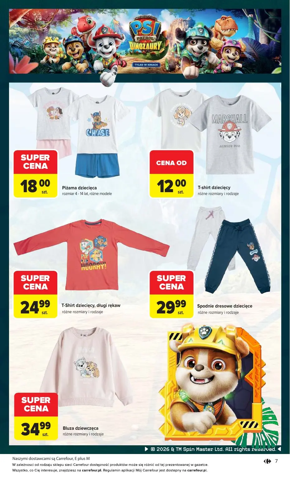 gazetka promocyjna Carrefour Market Psi Patrol i Dinozaury - Strona 7