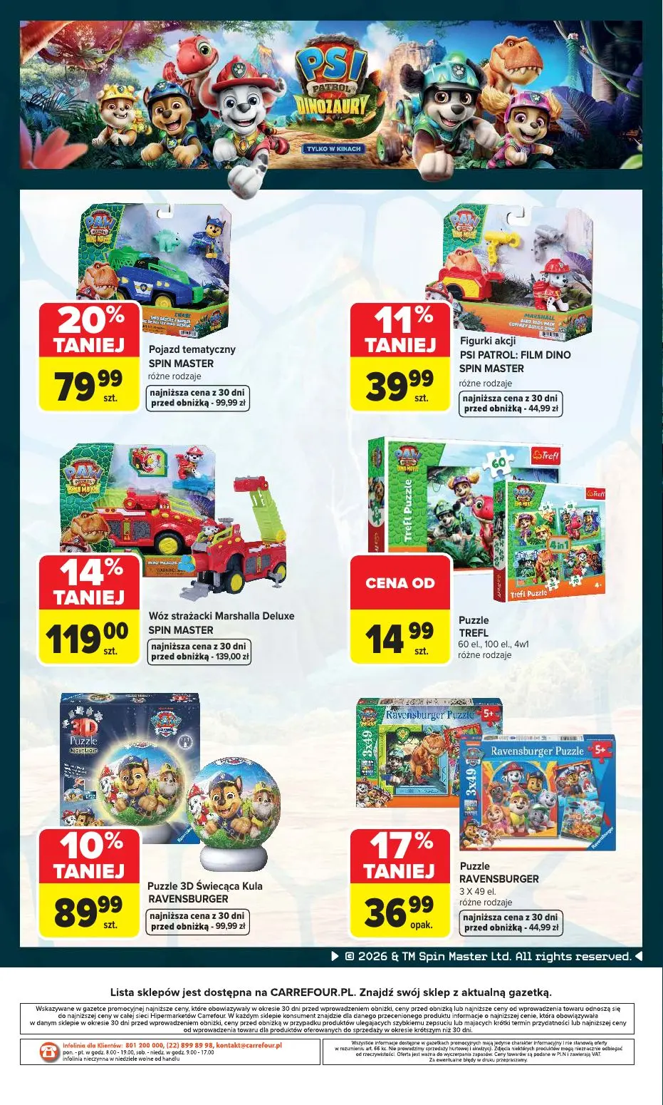 gazetka promocyjna Carrefour Market Psi Patrol i Dinozaury - Strona 8
