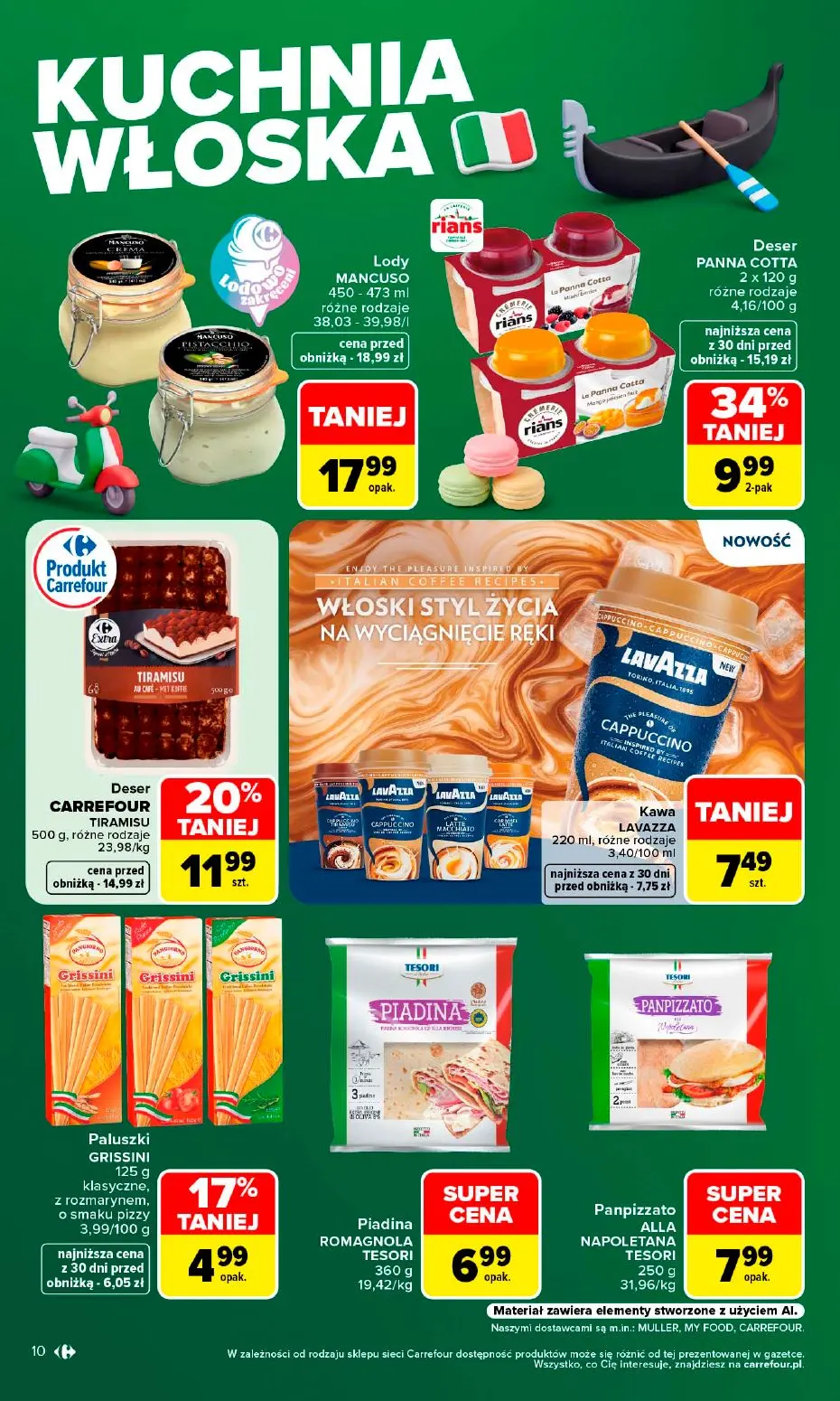 gazetka promocyjna Carrefour Kuchnia Włoska - Strona 10