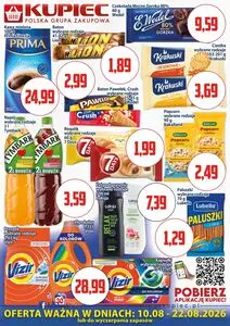Gazetka promocyjna KUPIEC, ważna od 2026-08-10 do 2026-08-22.