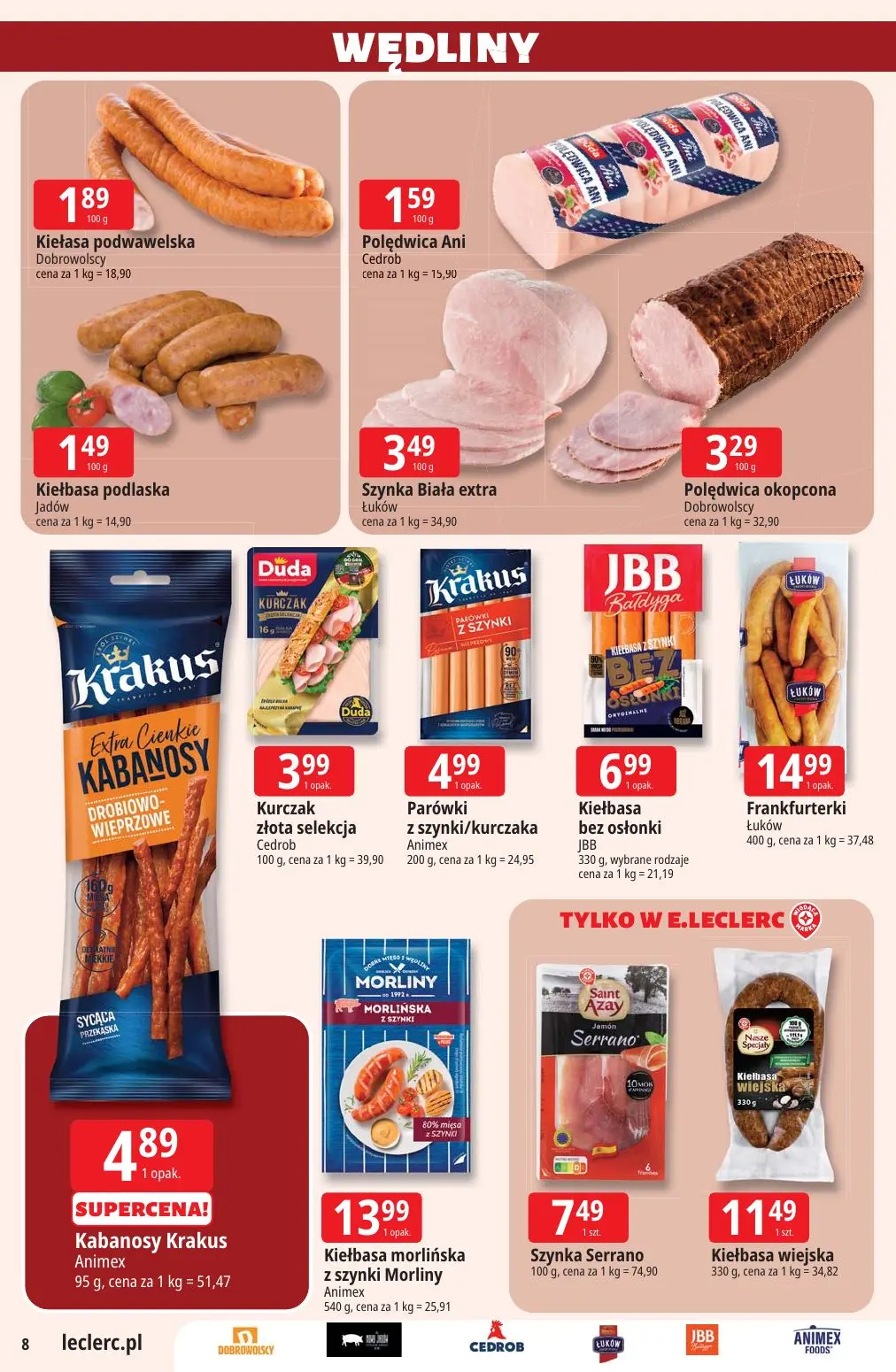 gazetka promocyjna E.Leclerc Wybór w dobrej cenie - Strona 8