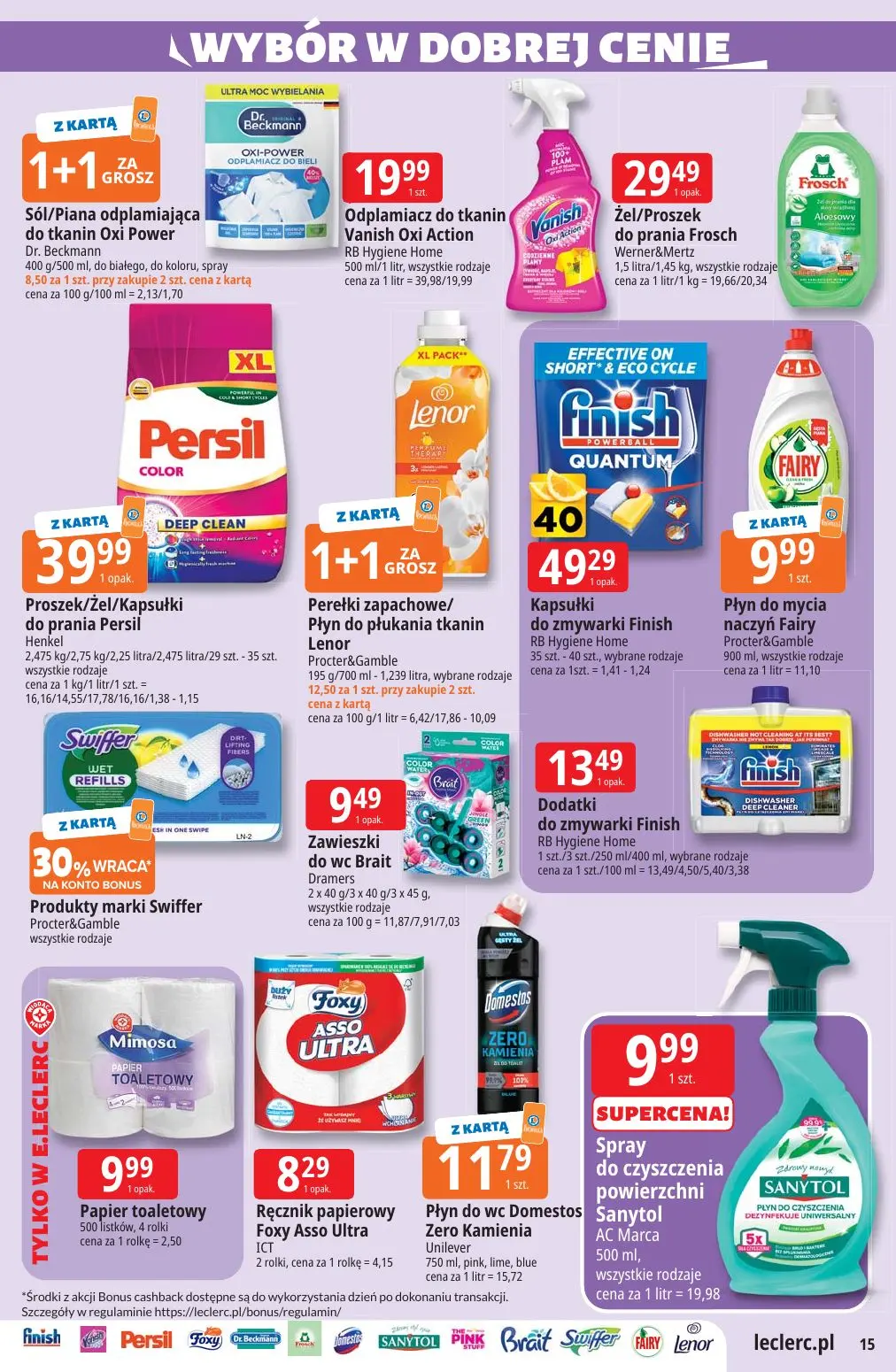 gazetka promocyjna E.Leclerc Wybór w dobrej cenie - Strona 15