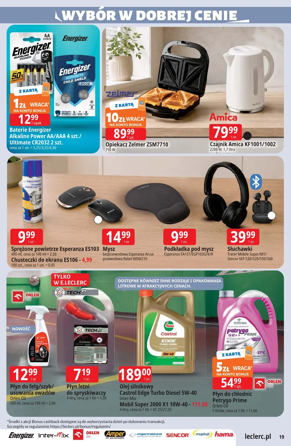 gazetka promocyjna E.Leclerc Wybór w dobrej cenie - Strona 19