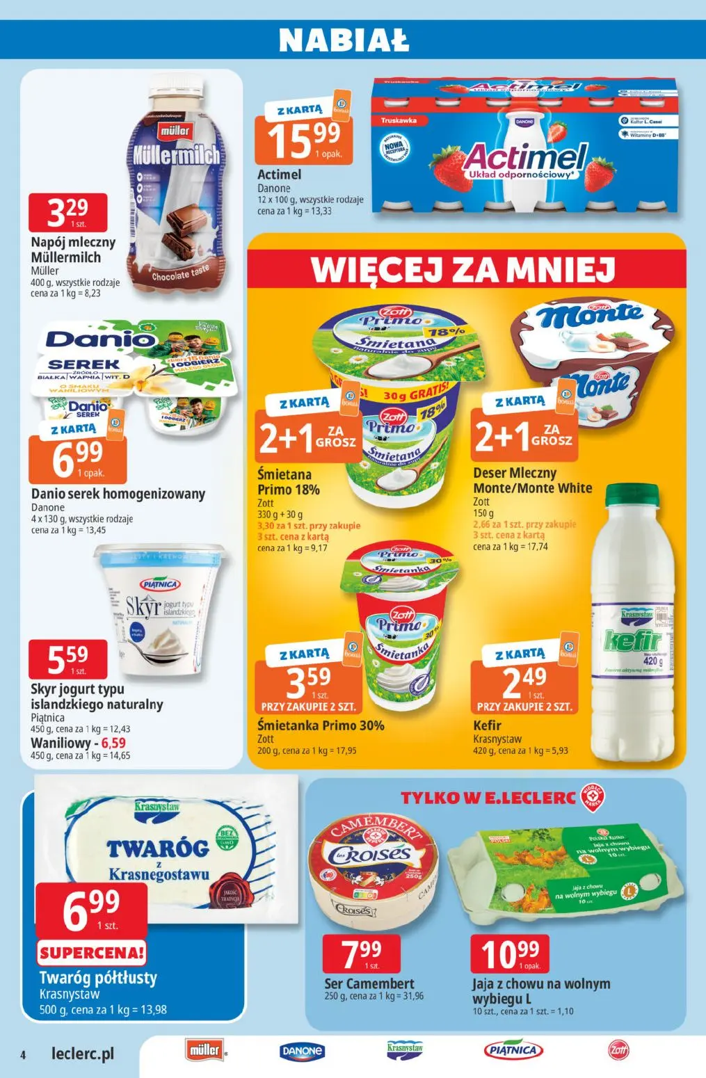 gazetka promocyjna E.Leclerc Wybór w dobrej cenie - Strona 4