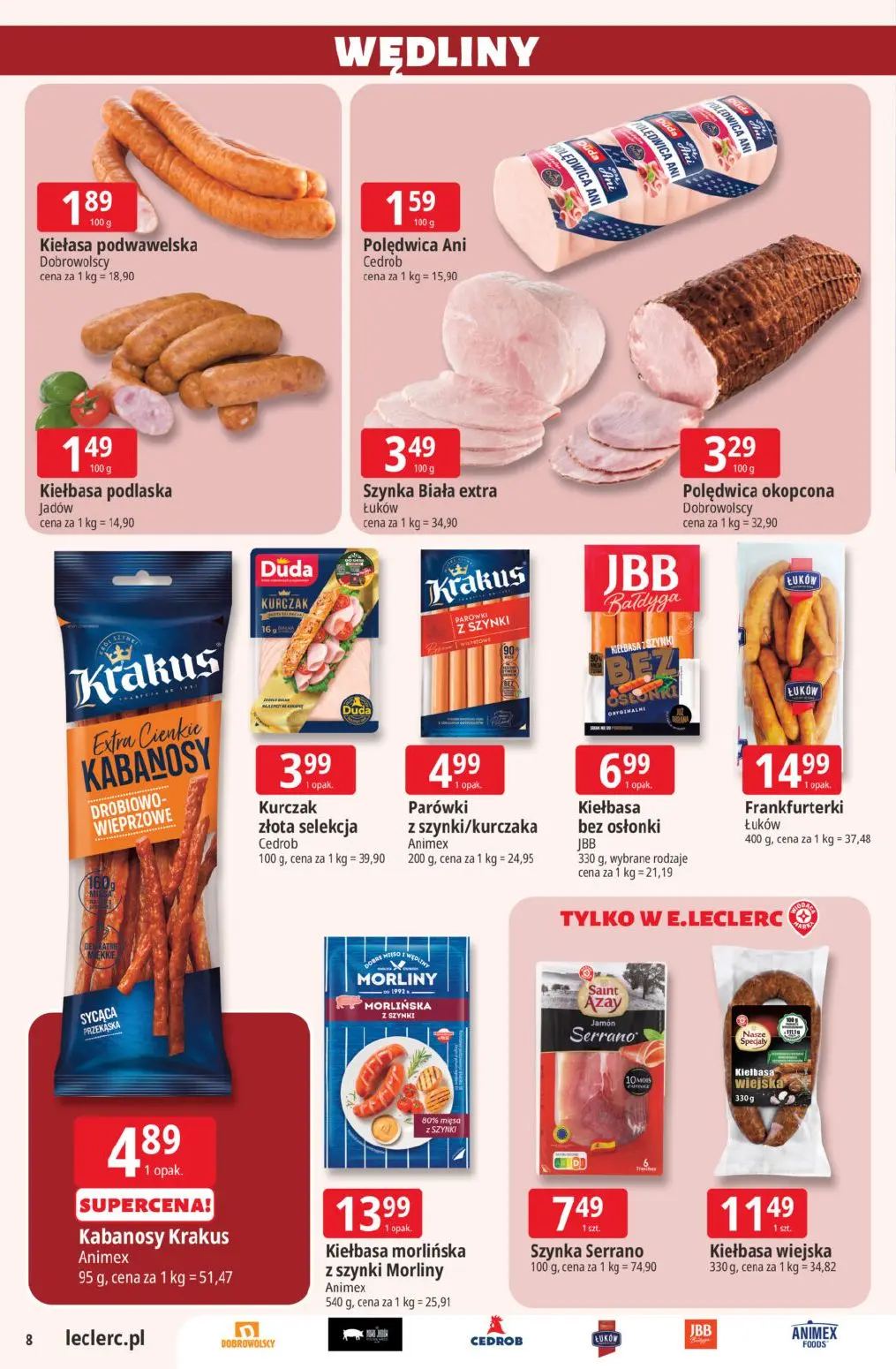gazetka promocyjna E.Leclerc Wybór w dobrej cenie - Strona 8