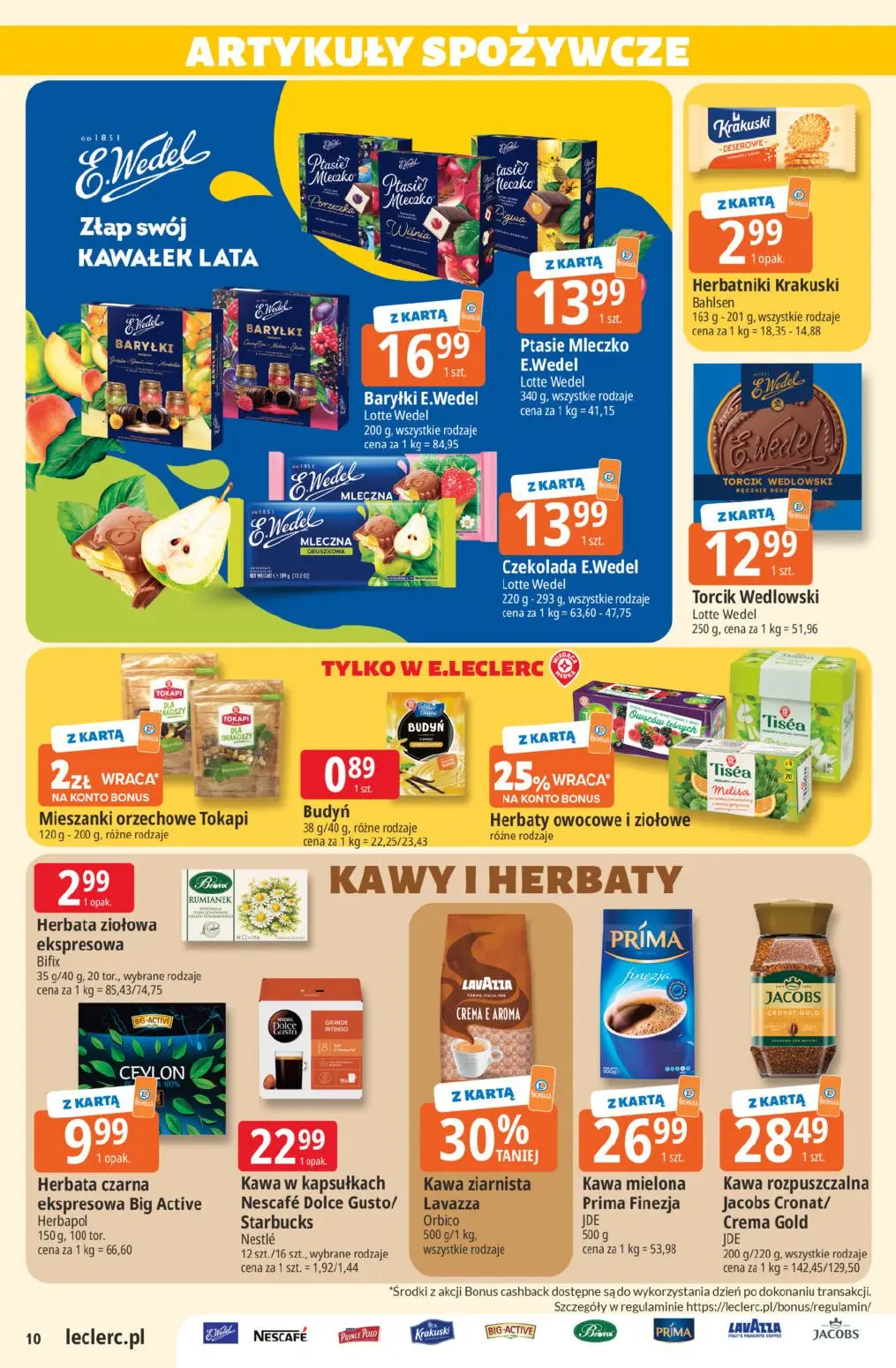 gazetka promocyjna E.Leclerc Wybór w dobrej cenie - Strona 10