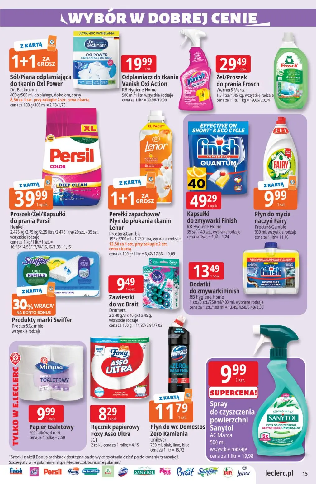 gazetka promocyjna E.Leclerc Wybór w dobrej cenie - Strona 15