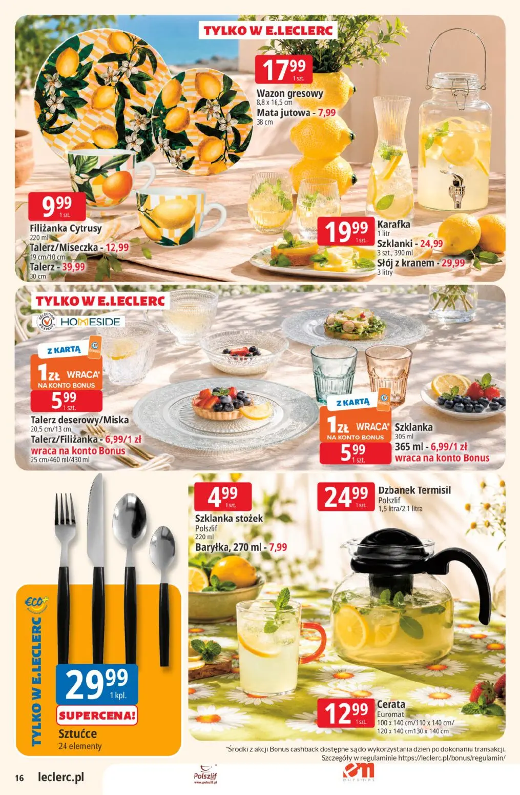gazetka promocyjna E.Leclerc Wybór w dobrej cenie - Strona 16