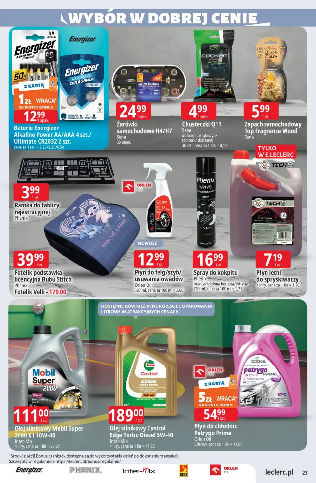 gazetka promocyjna E.Leclerc Wybór w dobrej cenie - Strona 23