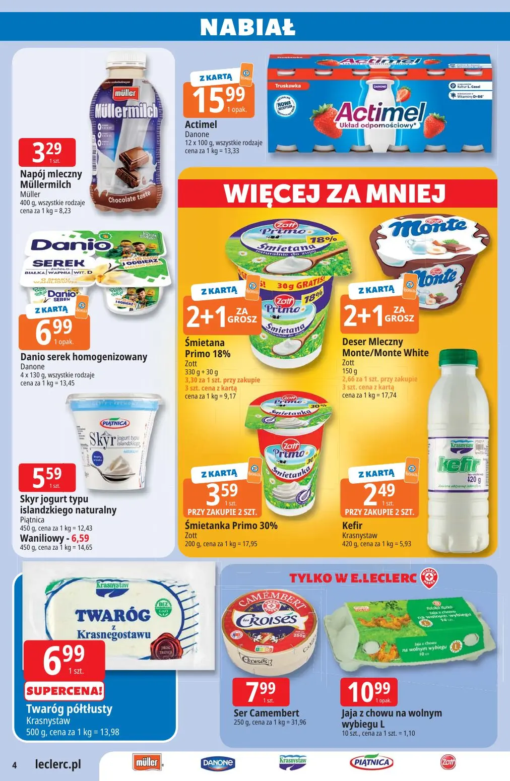 gazetka promocyjna E.Leclerc Wybór w dobrej cenie - oferta rozszerzona - Strona 4