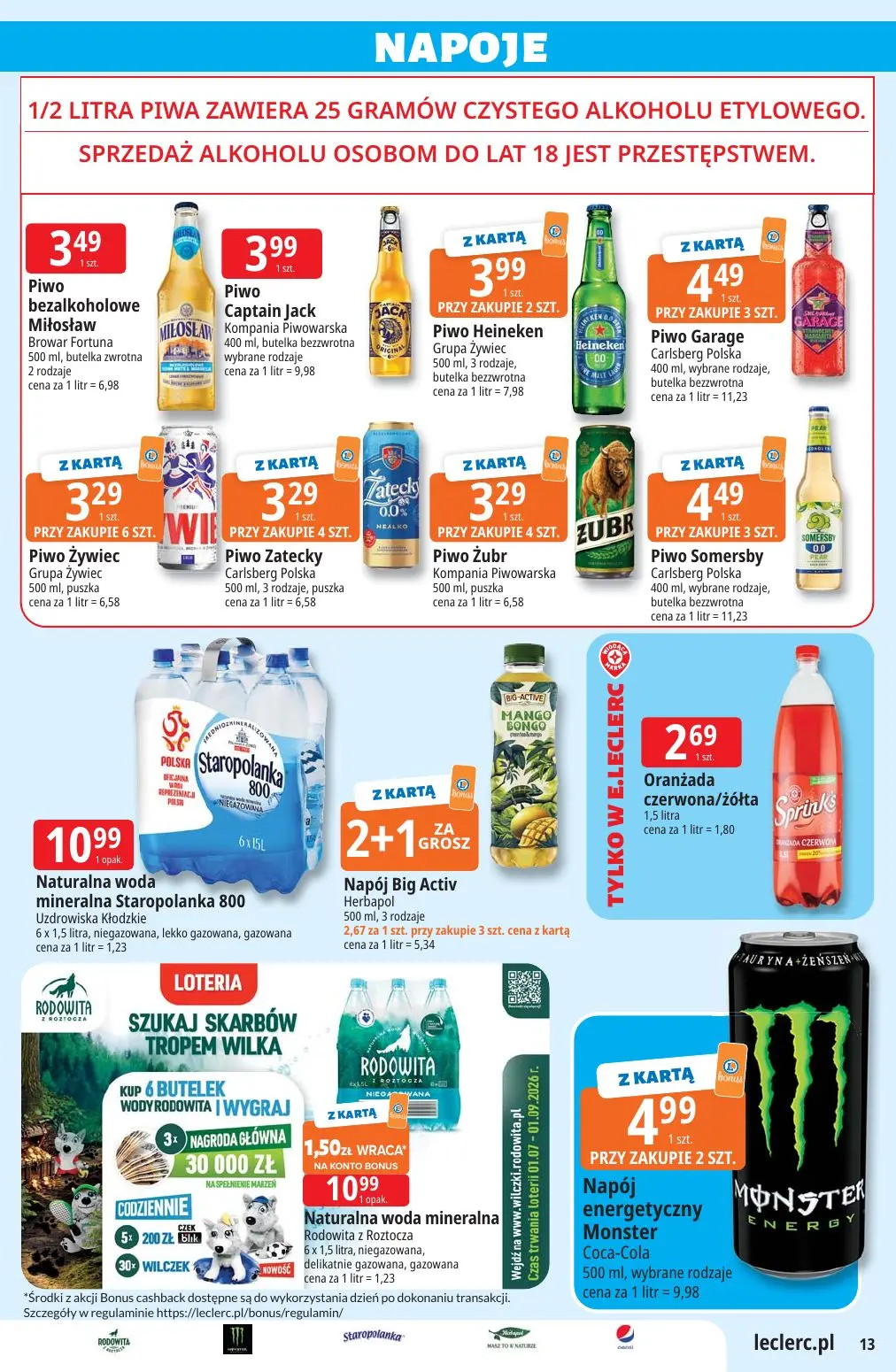 gazetka promocyjna E.Leclerc Wybór w dobrej cenie - oferta rozszerzona - Strona 13