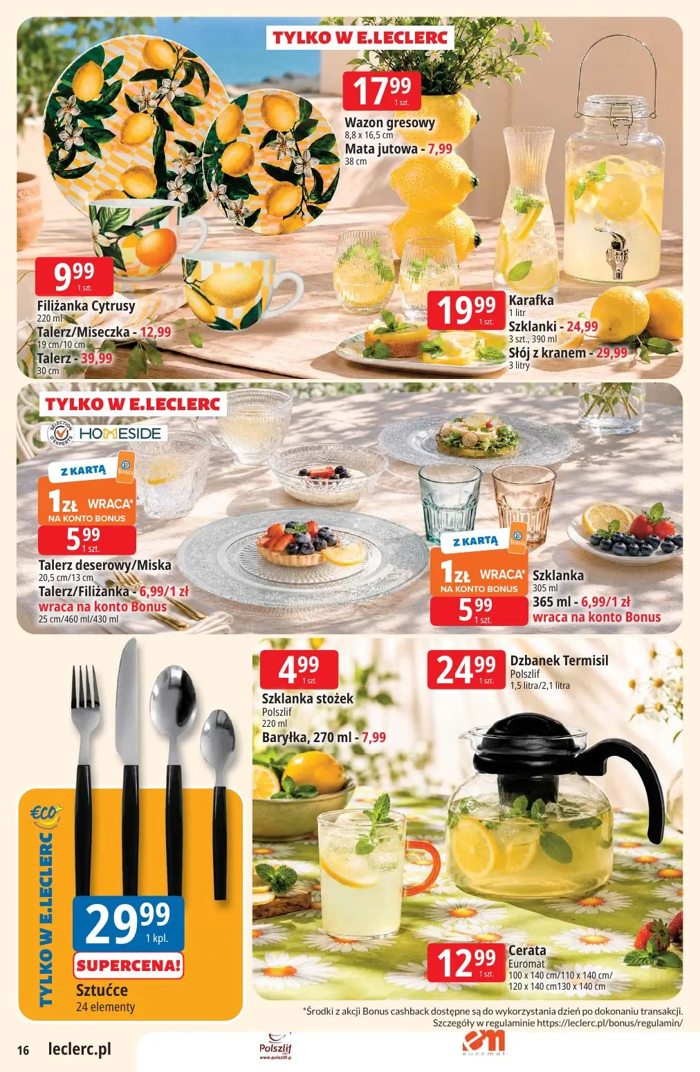 gazetka promocyjna E.Leclerc Wybór w dobrej cenie - oferta rozszerzona - Strona 16