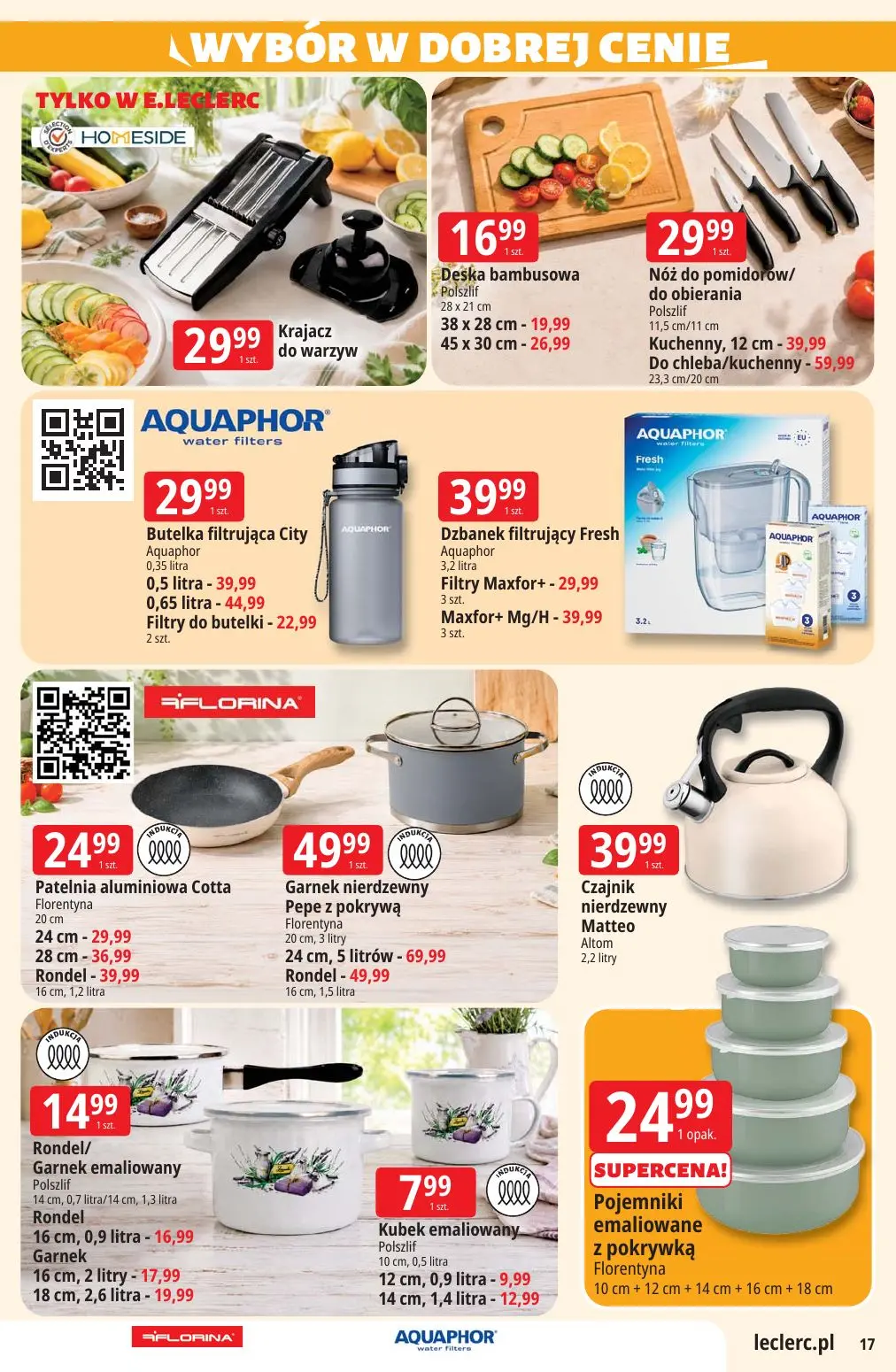 gazetka promocyjna E.Leclerc Wybór w dobrej cenie - oferta rozszerzona - Strona 17