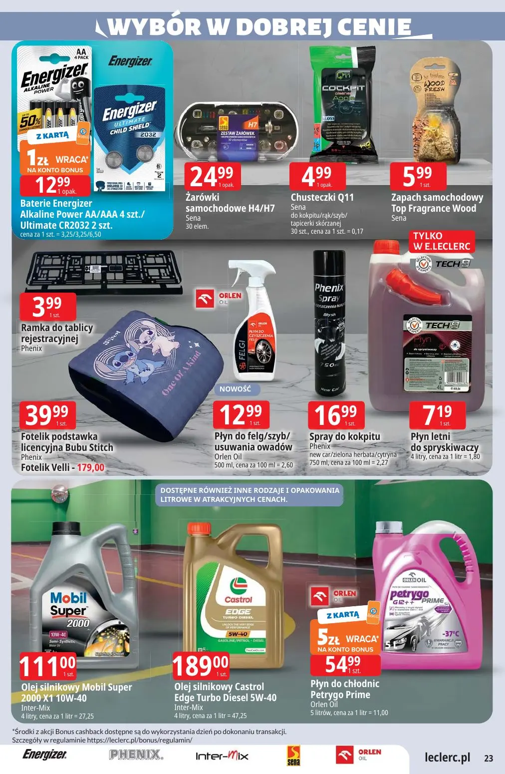 gazetka promocyjna E.Leclerc Wybór w dobrej cenie - oferta rozszerzona - Strona 23