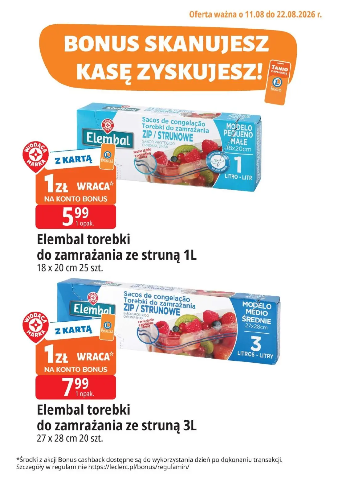 gazetka promocyjna E.Leclerc Kupuj tanio z bonus - Strona 18
