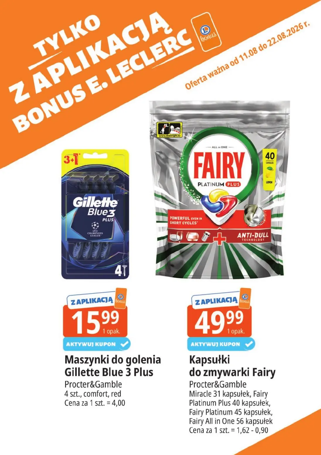 gazetka promocyjna E.Leclerc Kupuj tanio z bonus - Strona 19