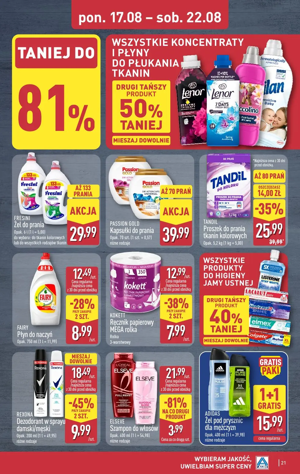 gazetka promocyjna ALDI Wybieram Aldi - Strona 21