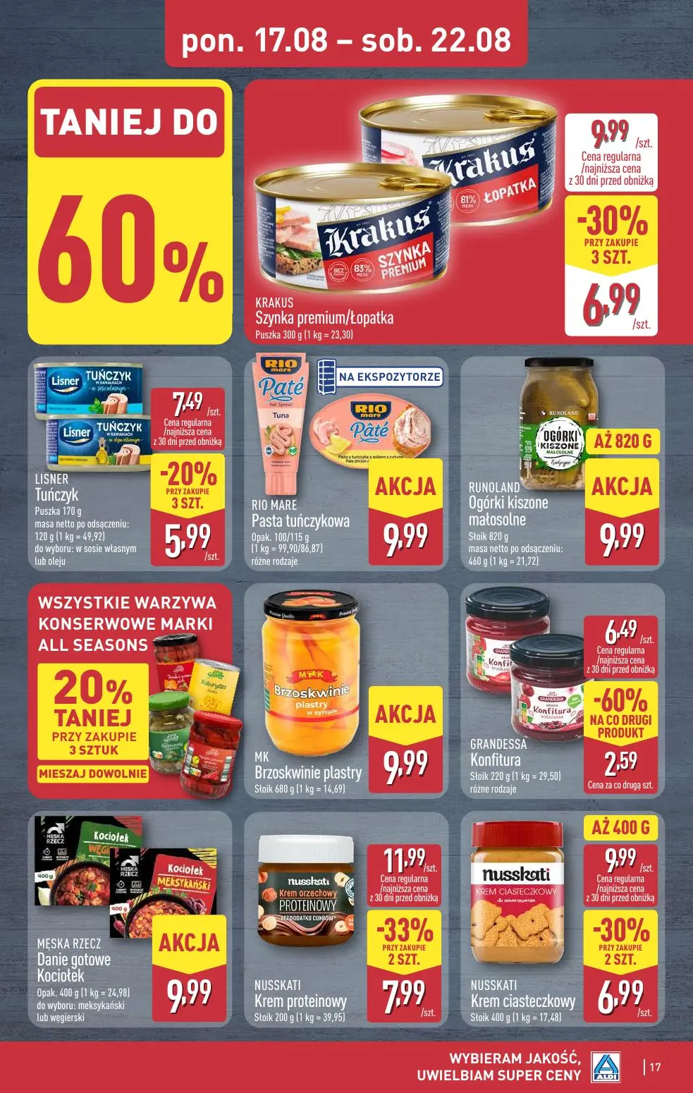 gazetka promocyjna ALDI Wybieram Aldi - Strona 17
