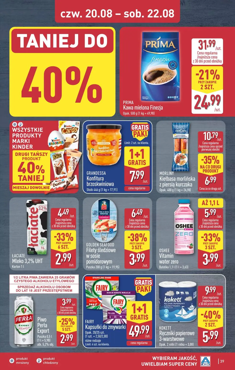 gazetka promocyjna ALDI Wybieram Aldi - Strona 39