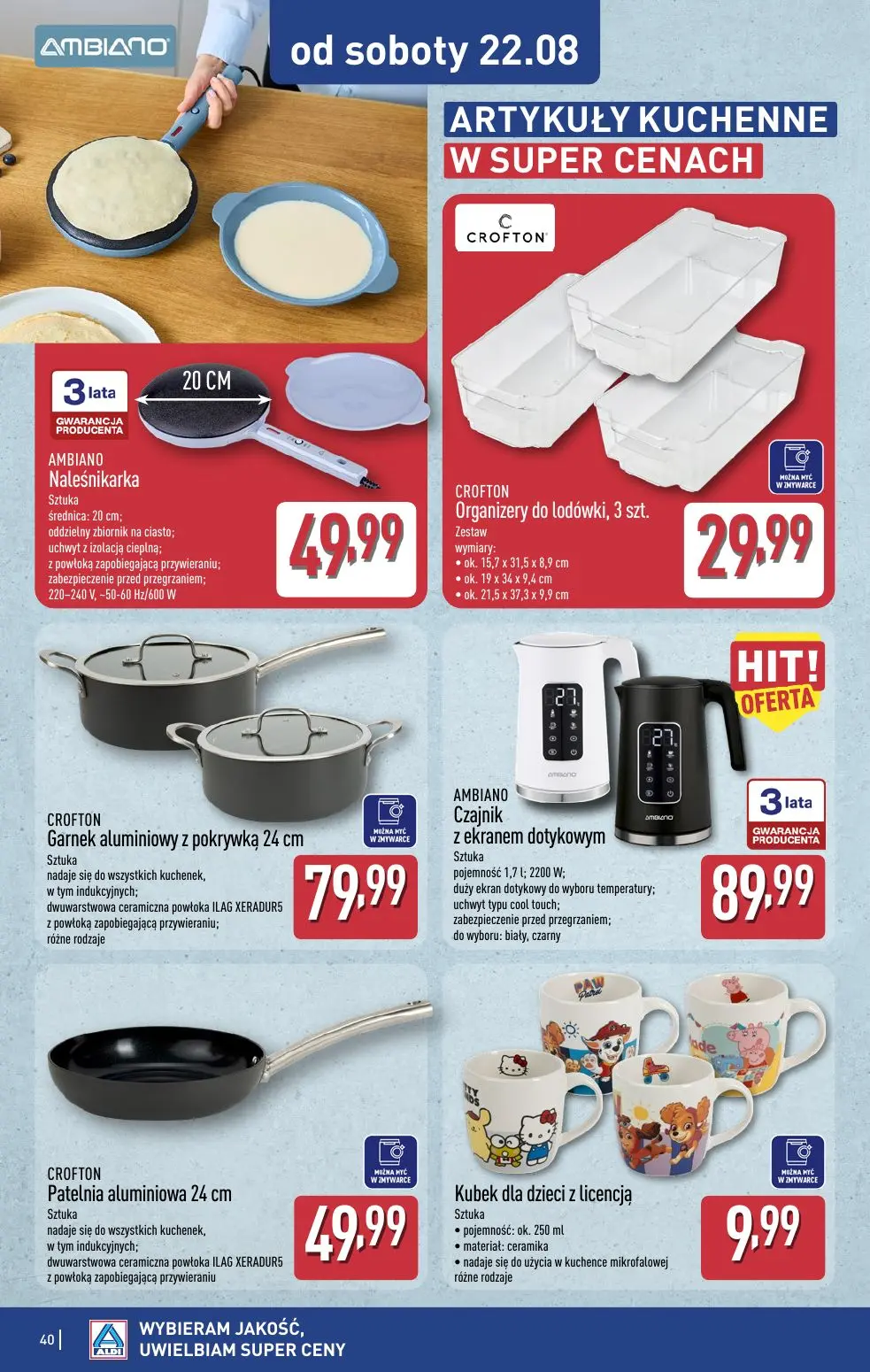 gazetka promocyjna ALDI Wybieram Aldi - Strona 40