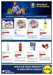 Gazetka promocyjna LIDL, ważna od 2026-08-20 do 2026-08-22.