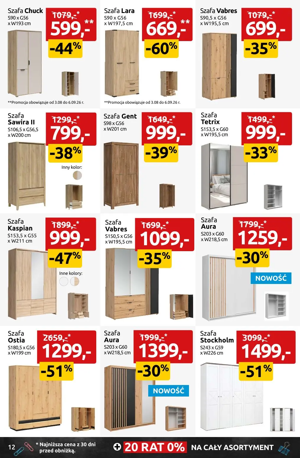 gazetka promocyjna Black Red White NIE CZEKAJ NA DZWONEK - Strona 12