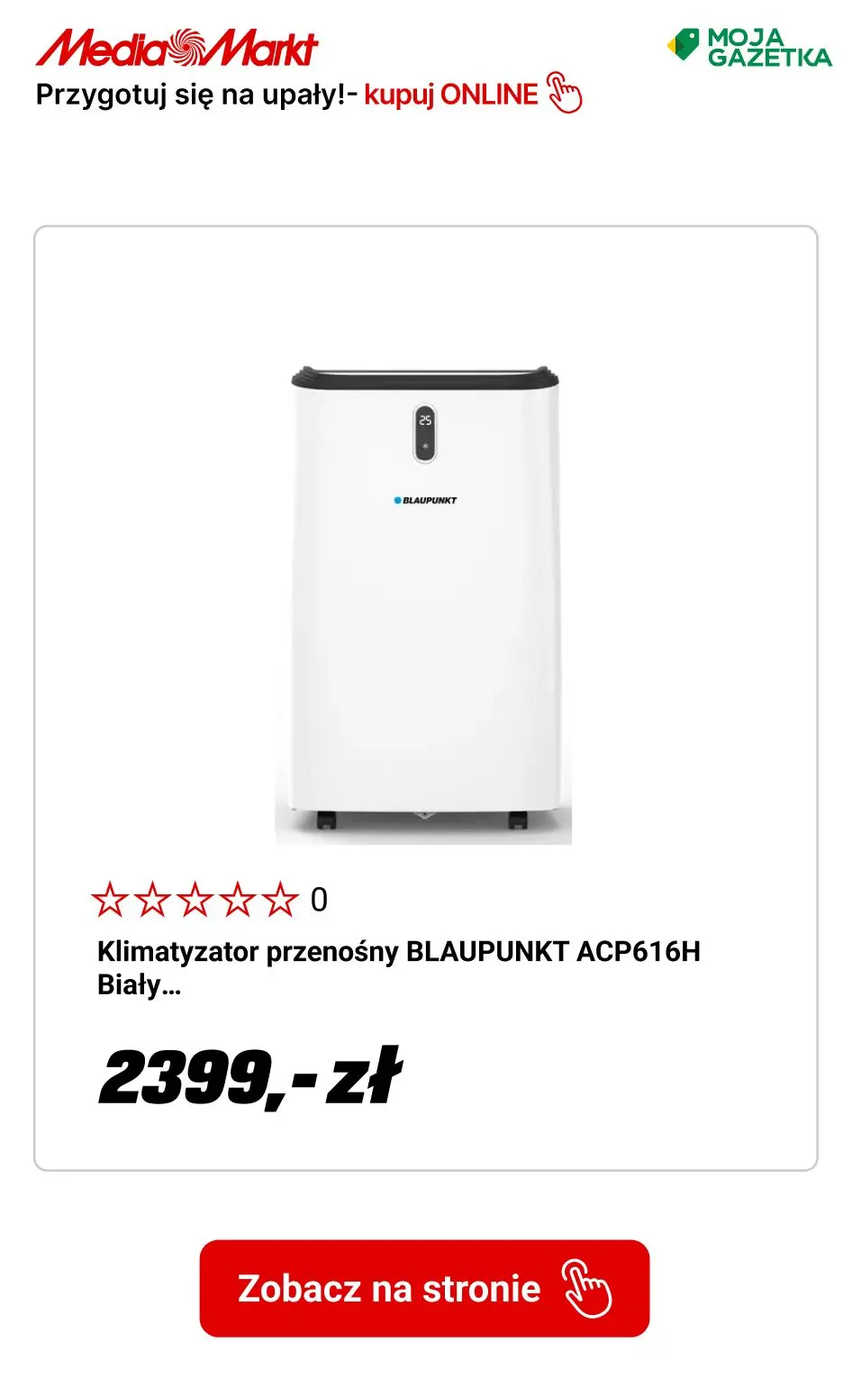 gazetka promocyjna Media Markt Przygotuj się na upały! - Strona 8