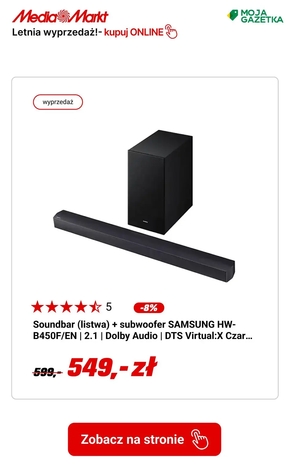 gazetka promocyjna Media Markt Lednia WYPRZEDAŻ do -80%!! - Strona 12