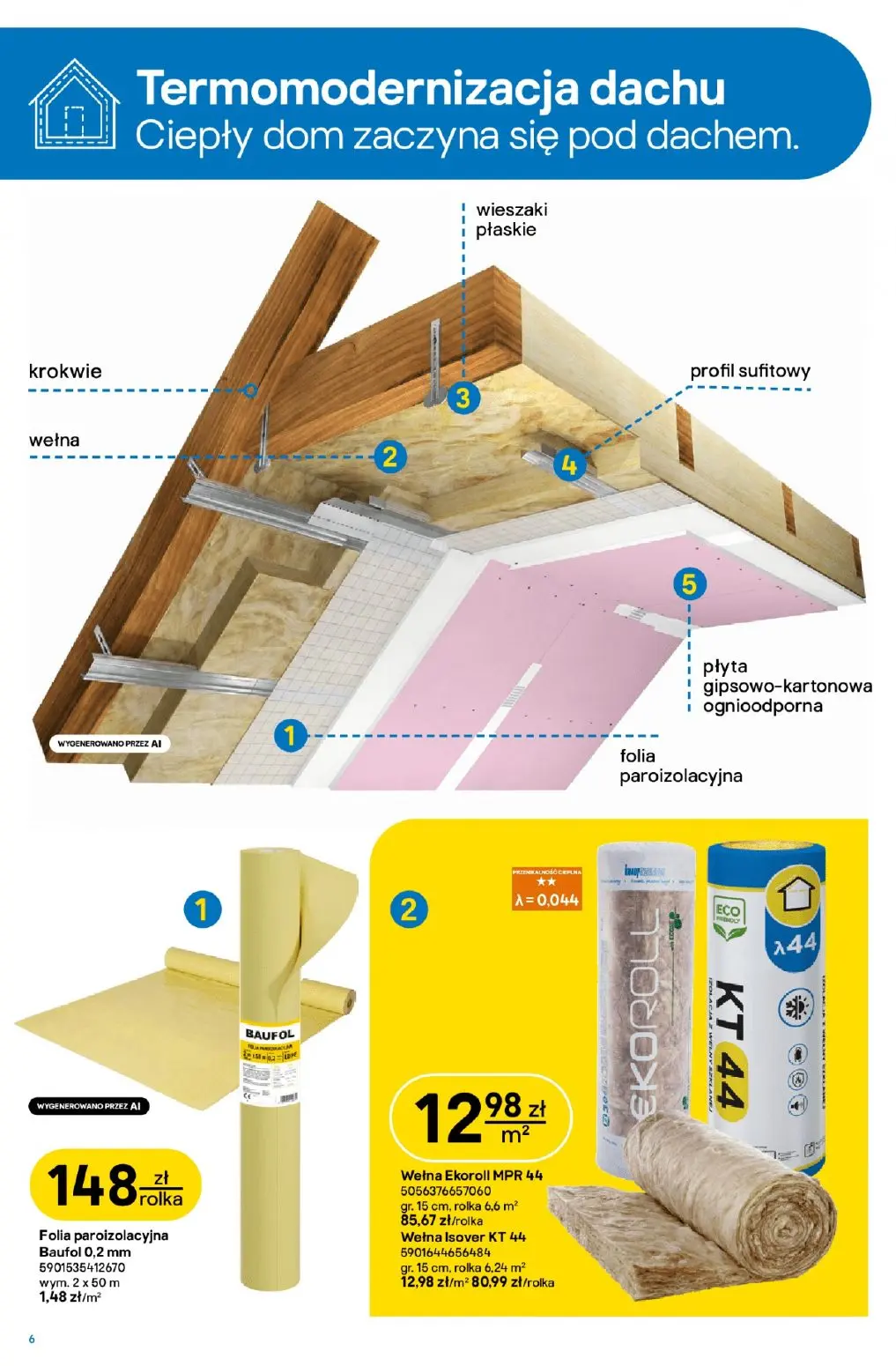 gazetka promocyjna castorama Termomodernizacja - Strona 6