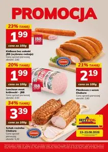 Gazetka promocyjna Hitpol, ważna od 2026-08-13 do 2026-08-23.