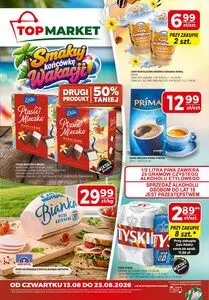 Gazetka promocyjna Top Market, ważna od 2026-08-13 do 2026-08-23.
