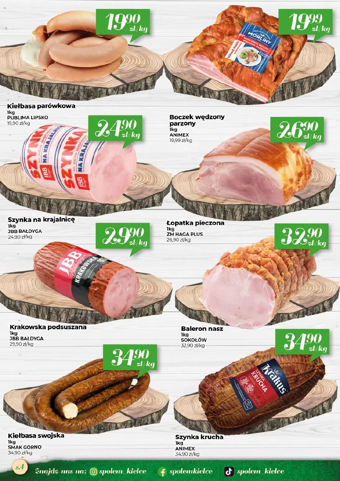 gazetka promocyjna Społem Kielce  - Strona 4
