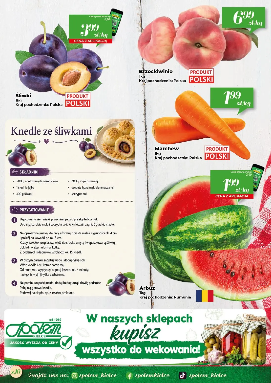 gazetka promocyjna Społem Kielce  - Strona 10