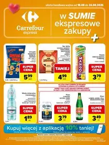 Gazetka promocyjna Carrefour Express, ważna od 2026-08-18 do 2026-08-24.