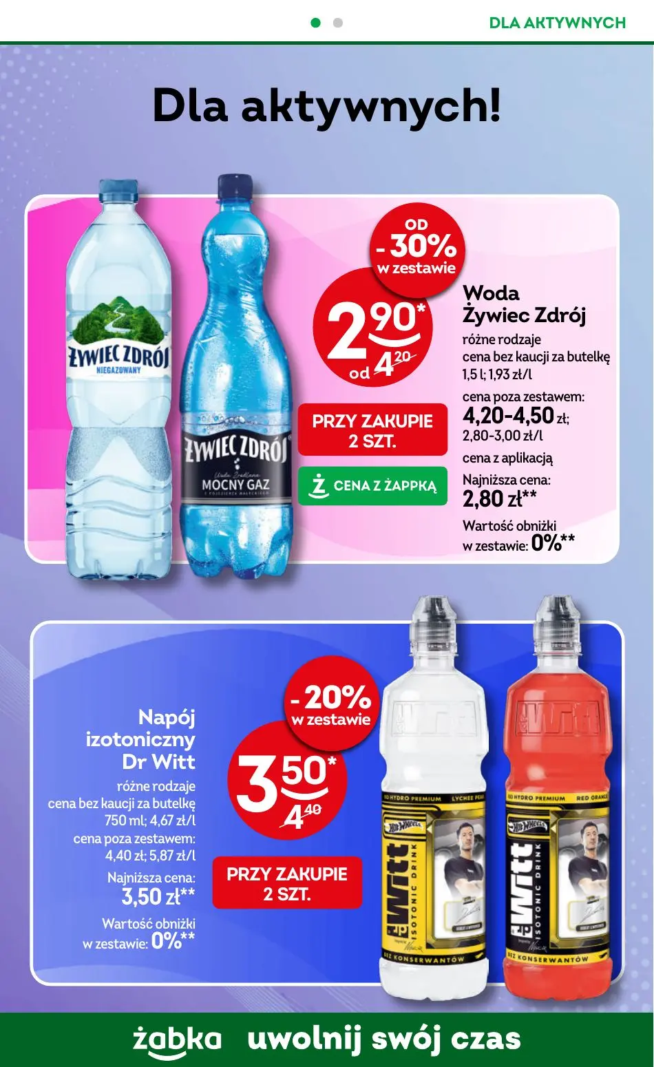 gazetka promocyjna Żabka Uwolnij swój czas! - Strona 80
