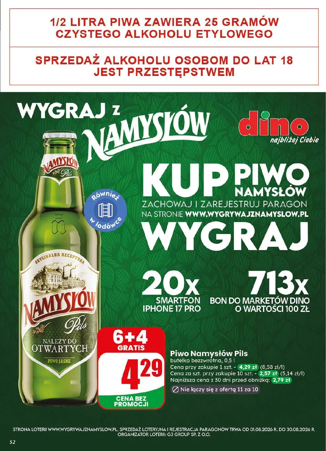 gazetka promocyjna dino Najbliżej Ciebie - Strona 52