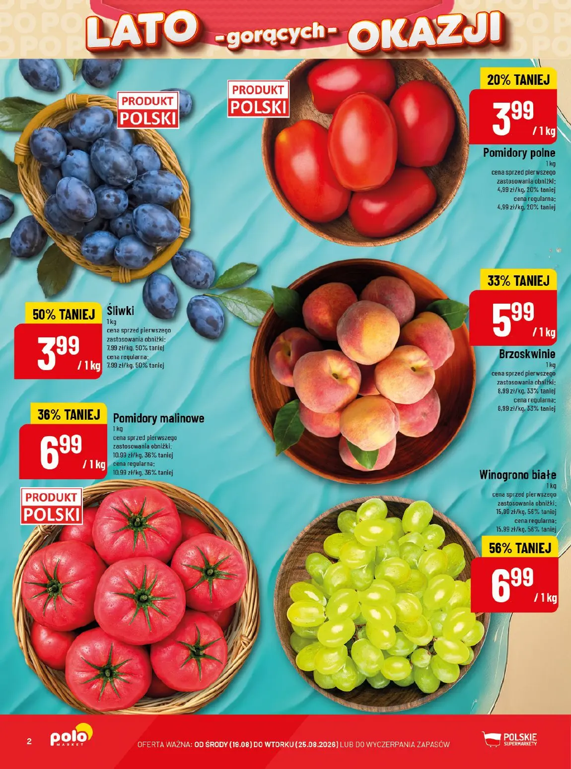 gazetka promocyjna POLOmarket Lato gorących okazji ☀️ - Strona 2