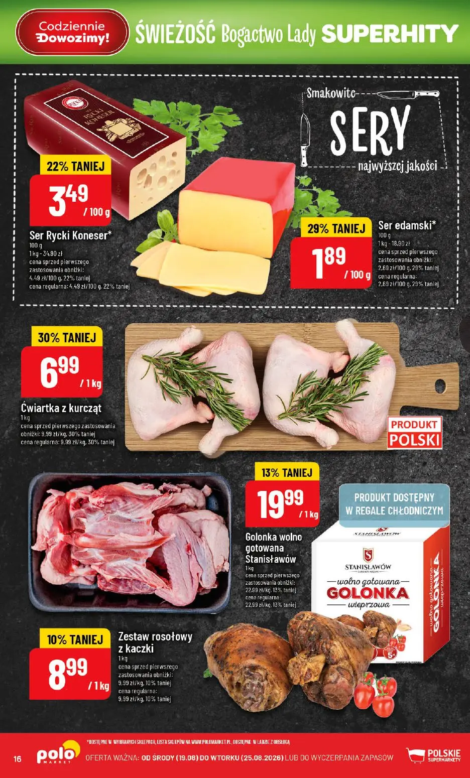 gazetka promocyjna POLOmarket Świeżość bogactwo lady - Strona 16
