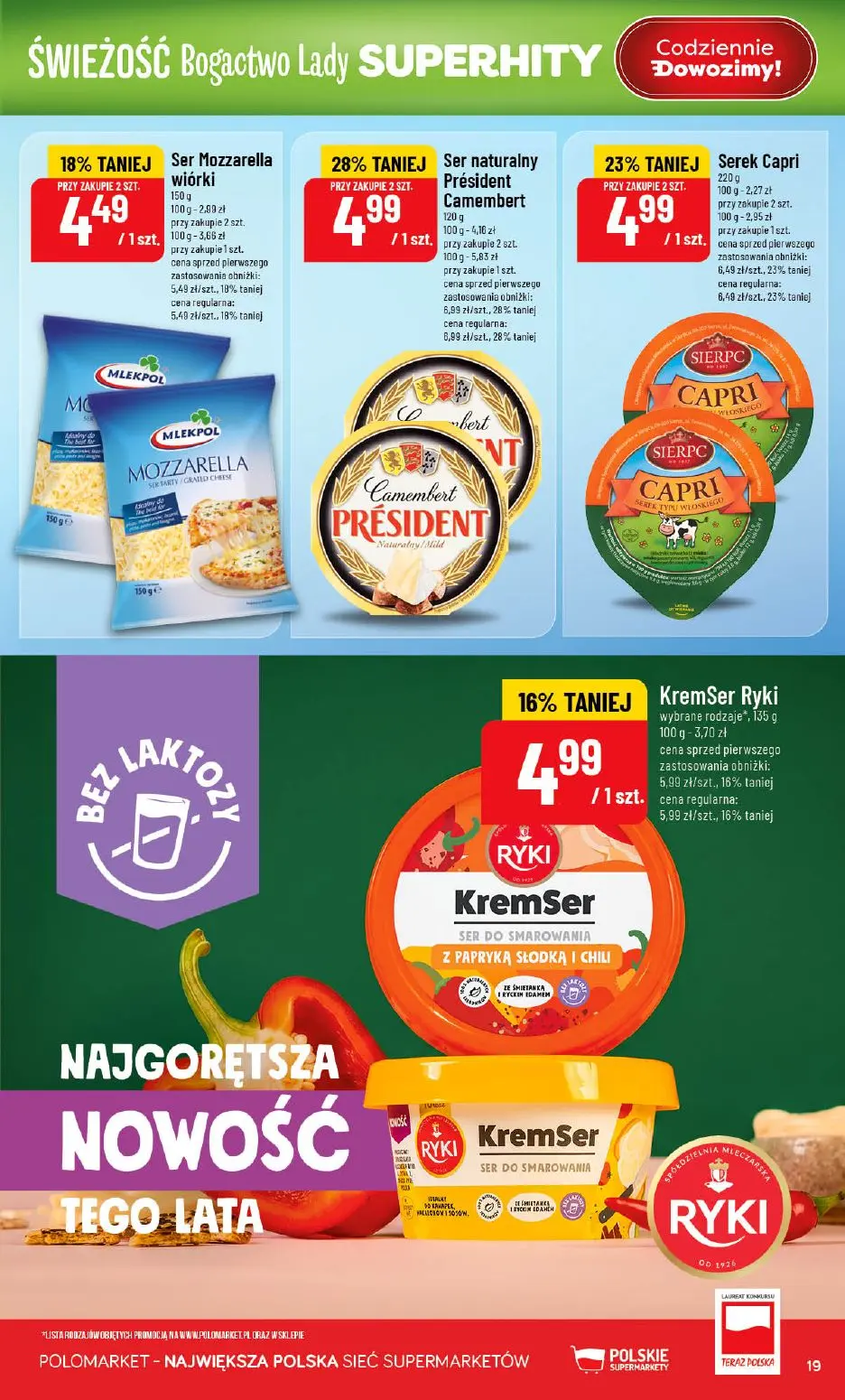 gazetka promocyjna POLOmarket Świeżość bogactwo lady - Strona 19