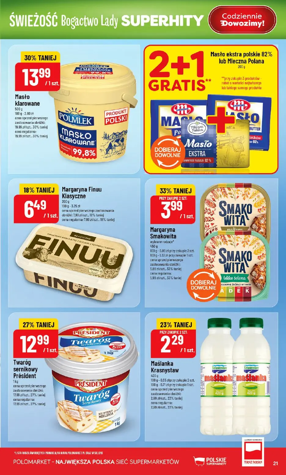 gazetka promocyjna POLOmarket Świeżość bogactwo lady - Strona 21