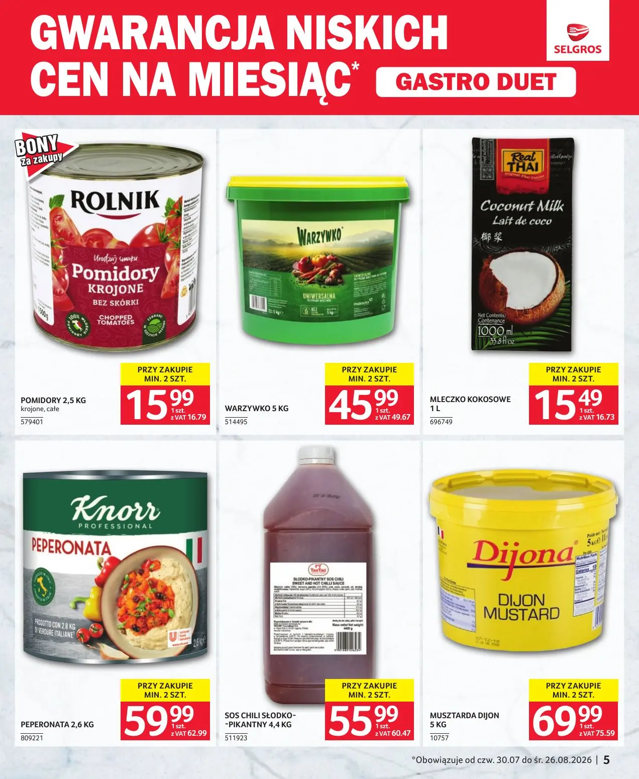 gazetka promocyjna SELGROS Gastro Duet - Strona 5